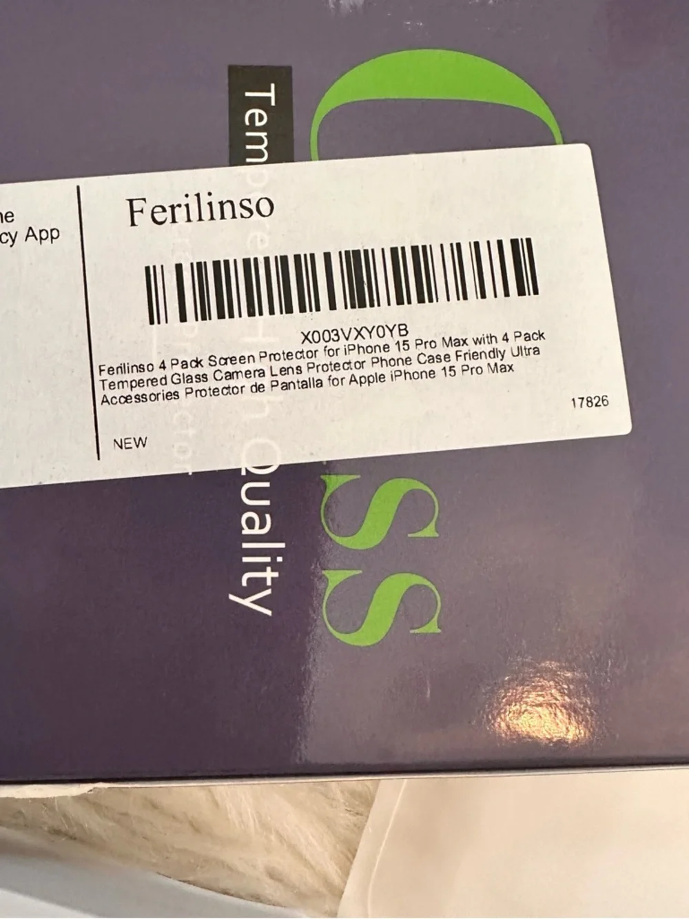 iPhone 15 PRO MAX 4 pack Screen Protector Kit NEW!